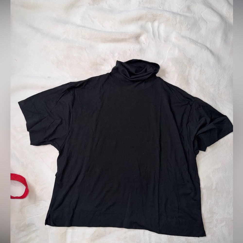 Nation LTD Black Fabel Turtleneck